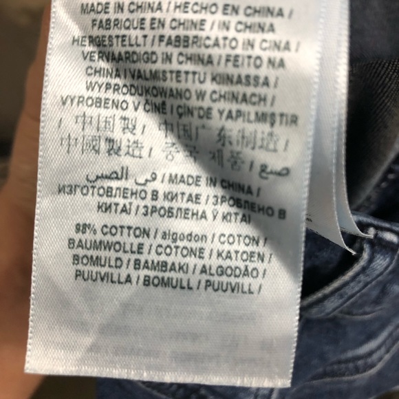 GUESS Los Angeles Blue Denim Jeans Size 27 Zipper Pockets - Picture 7 of 7